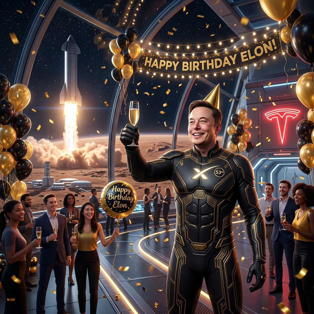 Elon Birthday Hero